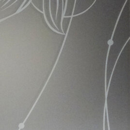 GIGLIO decoro sabbiato su satinato