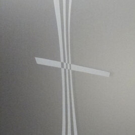 KALISPERA decoro sabbiato su satinato 