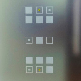 GAMMA decoro sabbiato su satinato con murrine