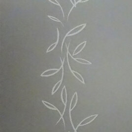 EYES decoro sabbiato su satinato 