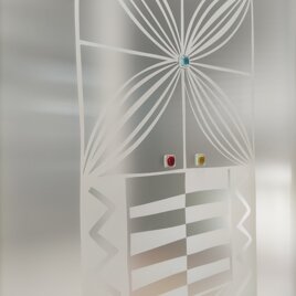 INDI ART decoro sabbiato su satinato