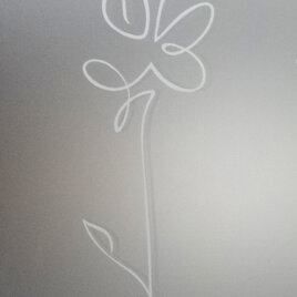 MAGGIE ART decoro sabbiato su satinato 