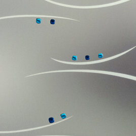 FLINT MURRINE decoro sabbiato su satinato con murrine