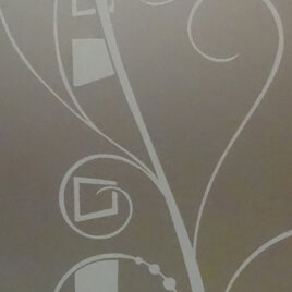 GEOTREE decoro sabbiato su satinato 