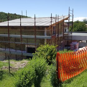 Posa pannelli isolanti Posa dei pannelli isolanti in lana di roccia