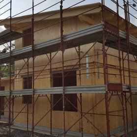 Struttura Completamento della struttura portante in legno completata