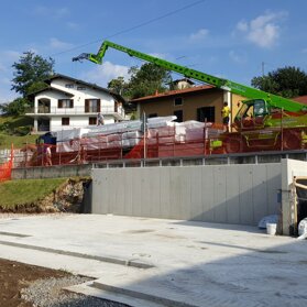 Ultimazione fondazioni Ultimazione del getto di fondazione e delle strutture in cemento armato