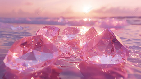 pngtree-pink-diamonds-reflecting-on-water-at-sunset-image_16786193.jpeg