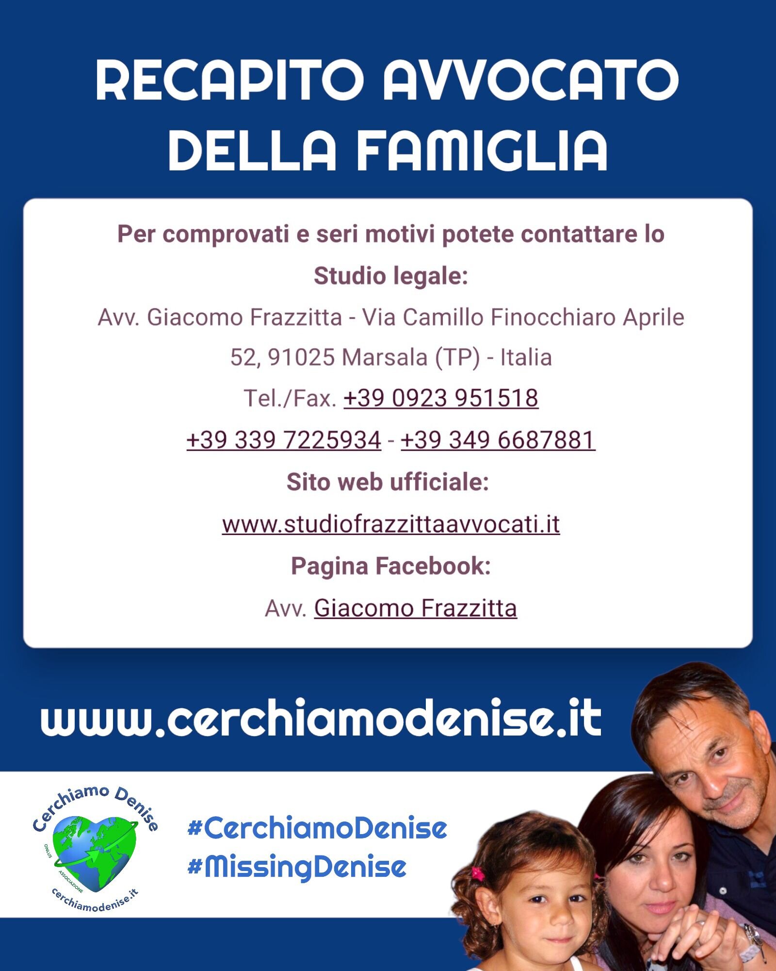 In caso di segnalazioni, cortesemente attenetevi ai CONTATTI UTILI.&nbsp;