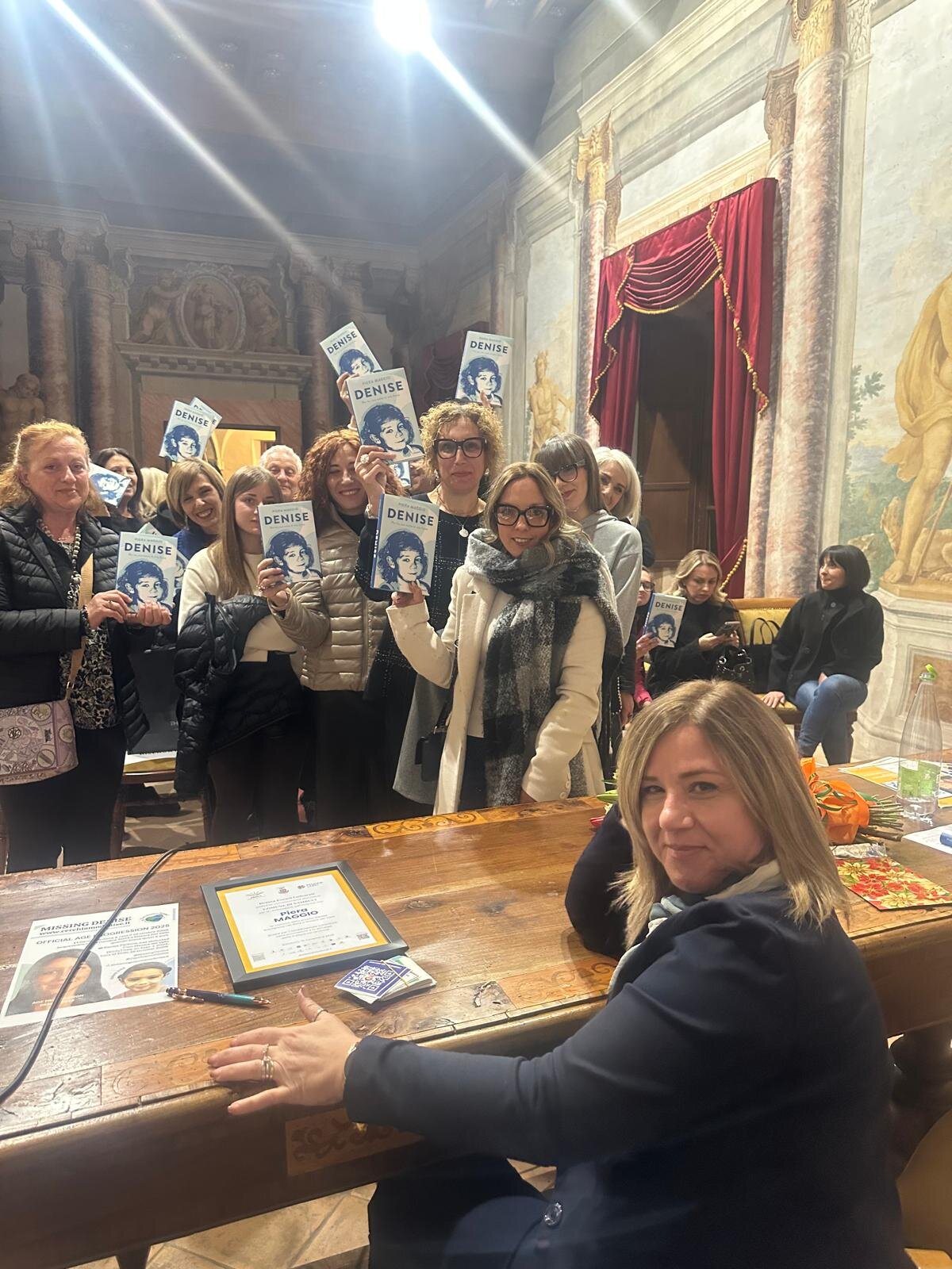 Piera Maggio, a Sambuci nel Lazio per parlare del suo libro.