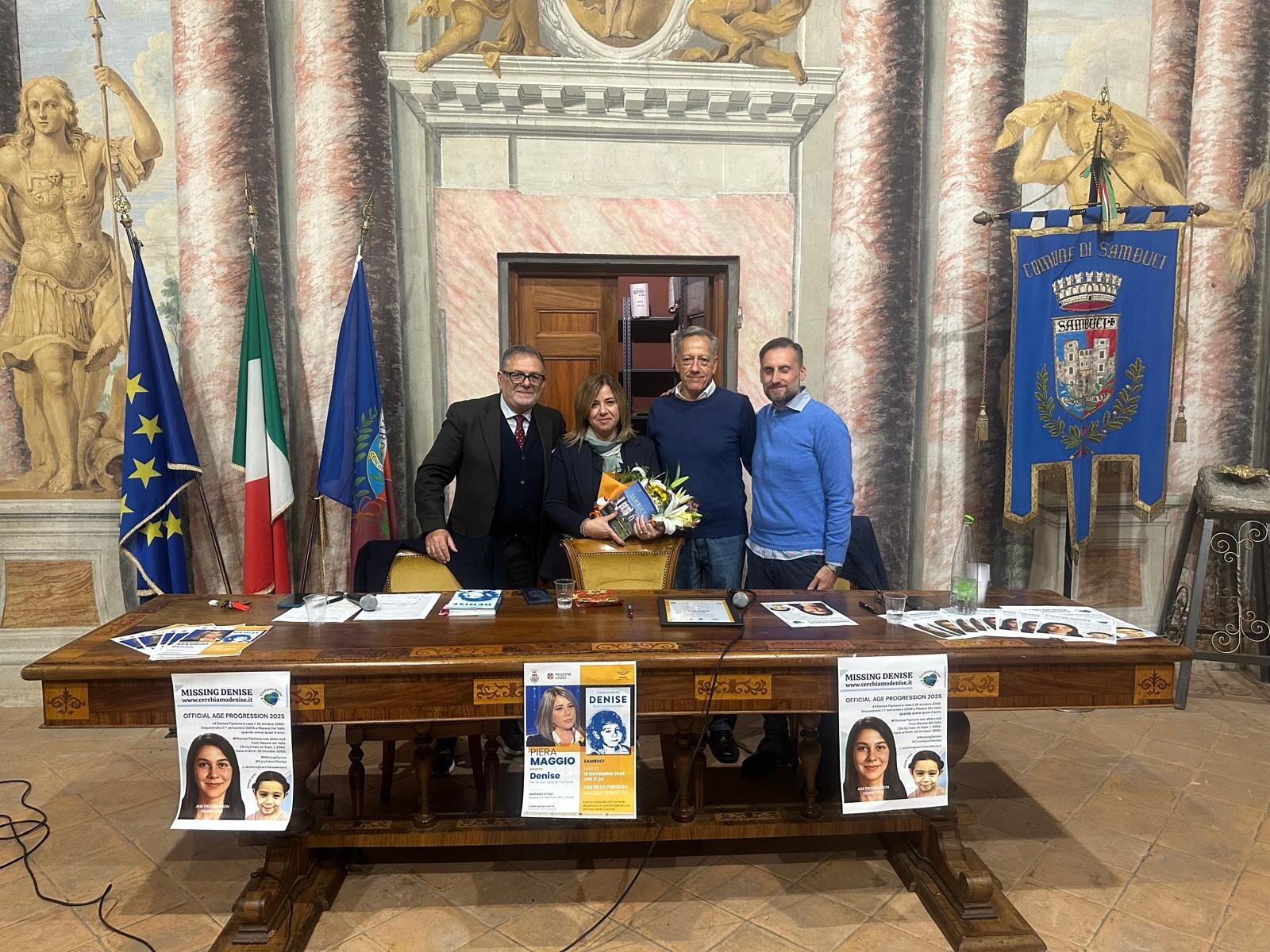 Sambuci, emozioni al Castello Theodoli: Piera Maggio parla di Denise