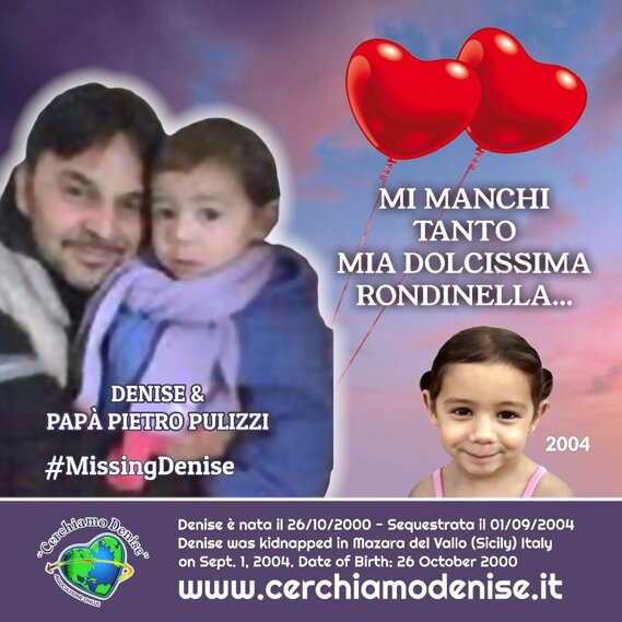 Denise Mi manchi. Papà Il papà di Denise Pietro Pulizzi Denise Mi manchi. Papà Il papà di Denise Pietro Pulizzi
