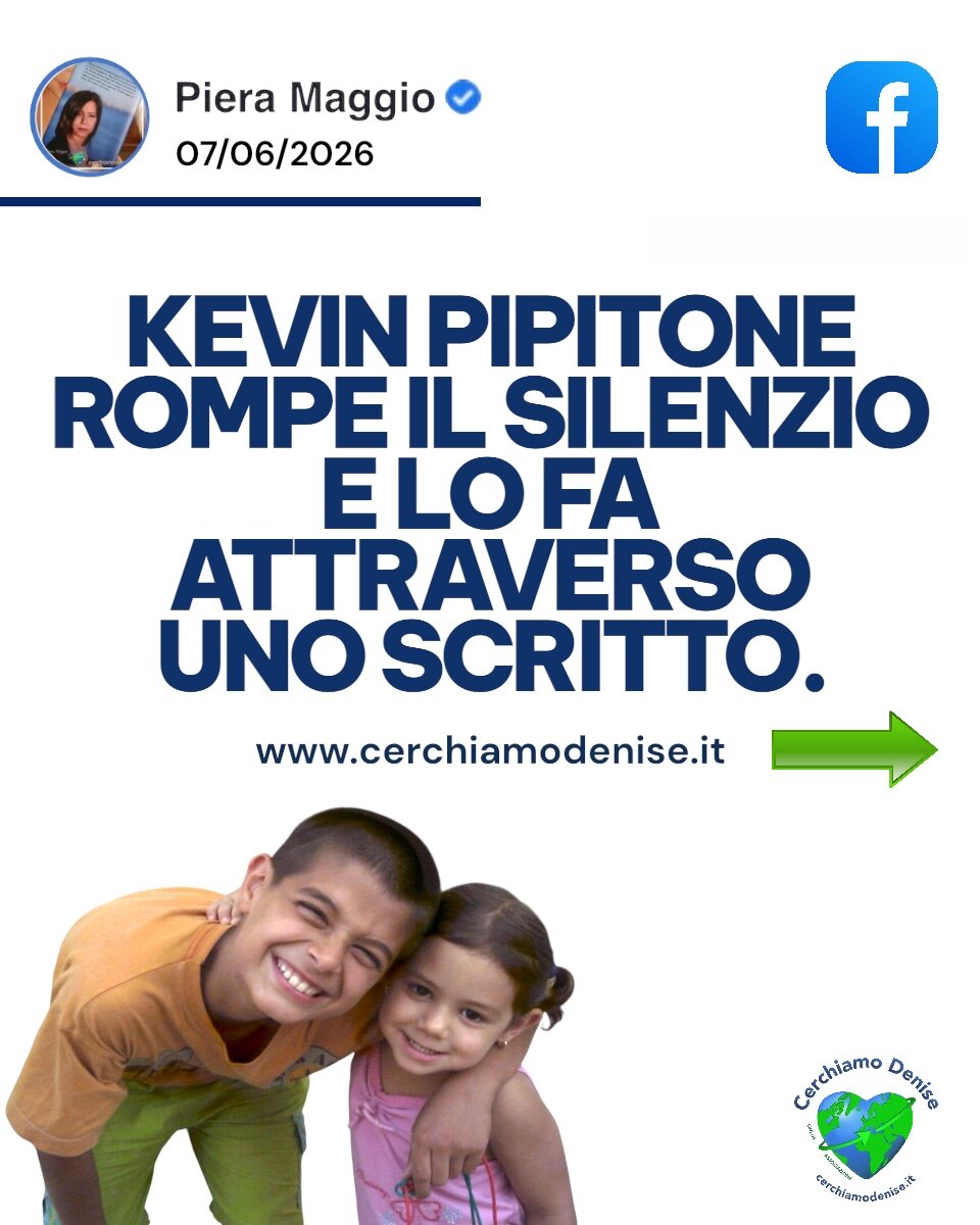 Kevin Pipitone rompe il silenzio e lo fa attraverso uno scritto.