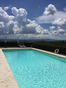 Large panoramic pool