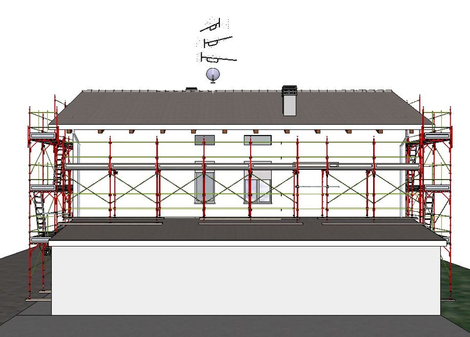PONTEGGIO VISTA NORD PONTEGGIO VISTA NORD