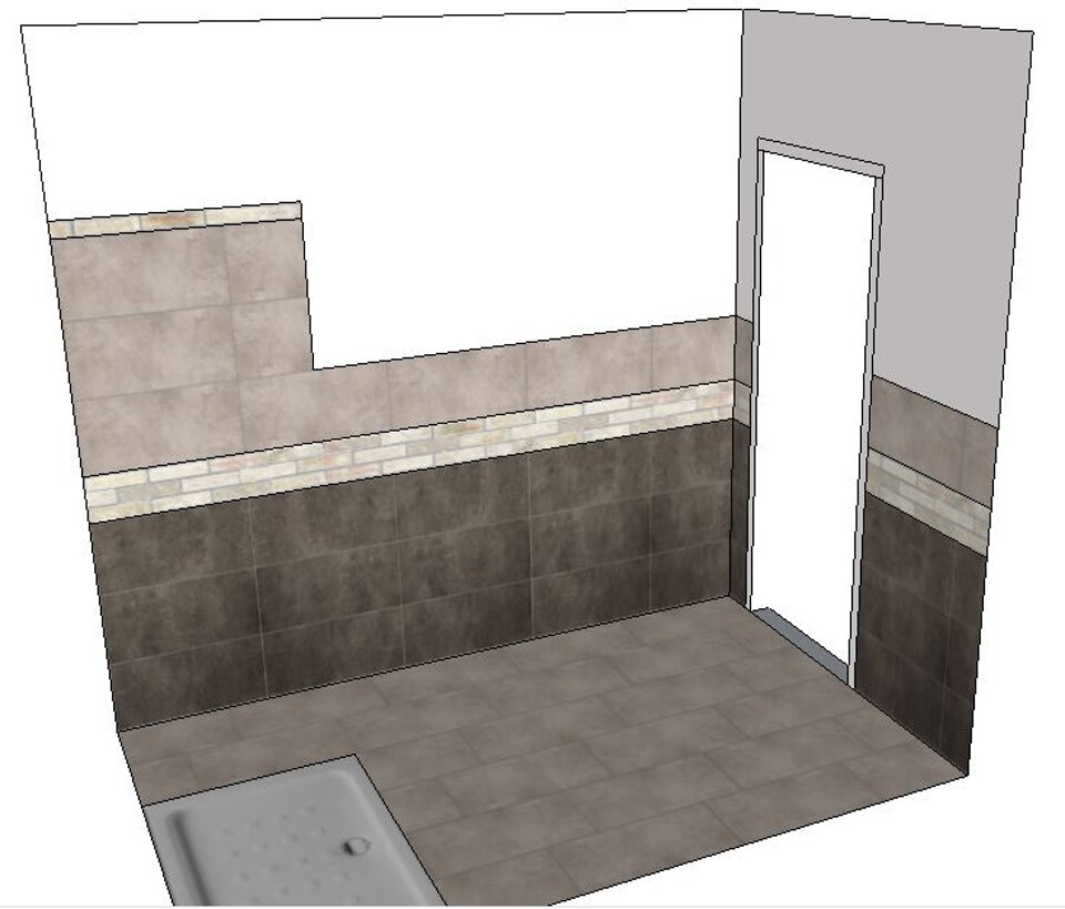 RIVESTIMENTO BAGNO LATO PORTA RIVESTIMENTO BAGNO LATO PORTA