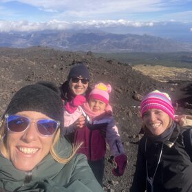 On top of Mount Etna