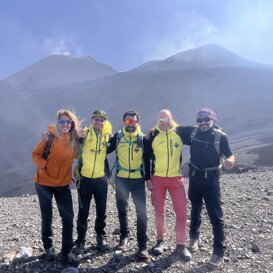 On top of Mount Etna