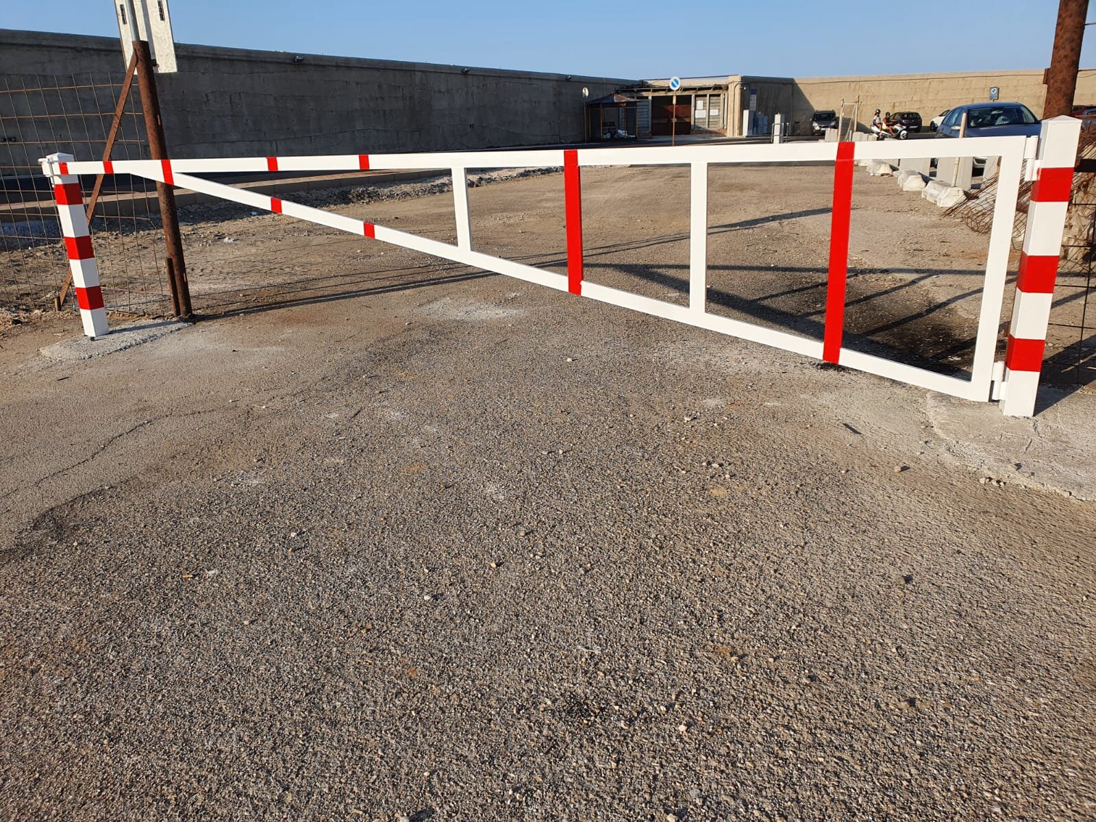 Sbarra accesso parcheggio Porto Comune di Termoli