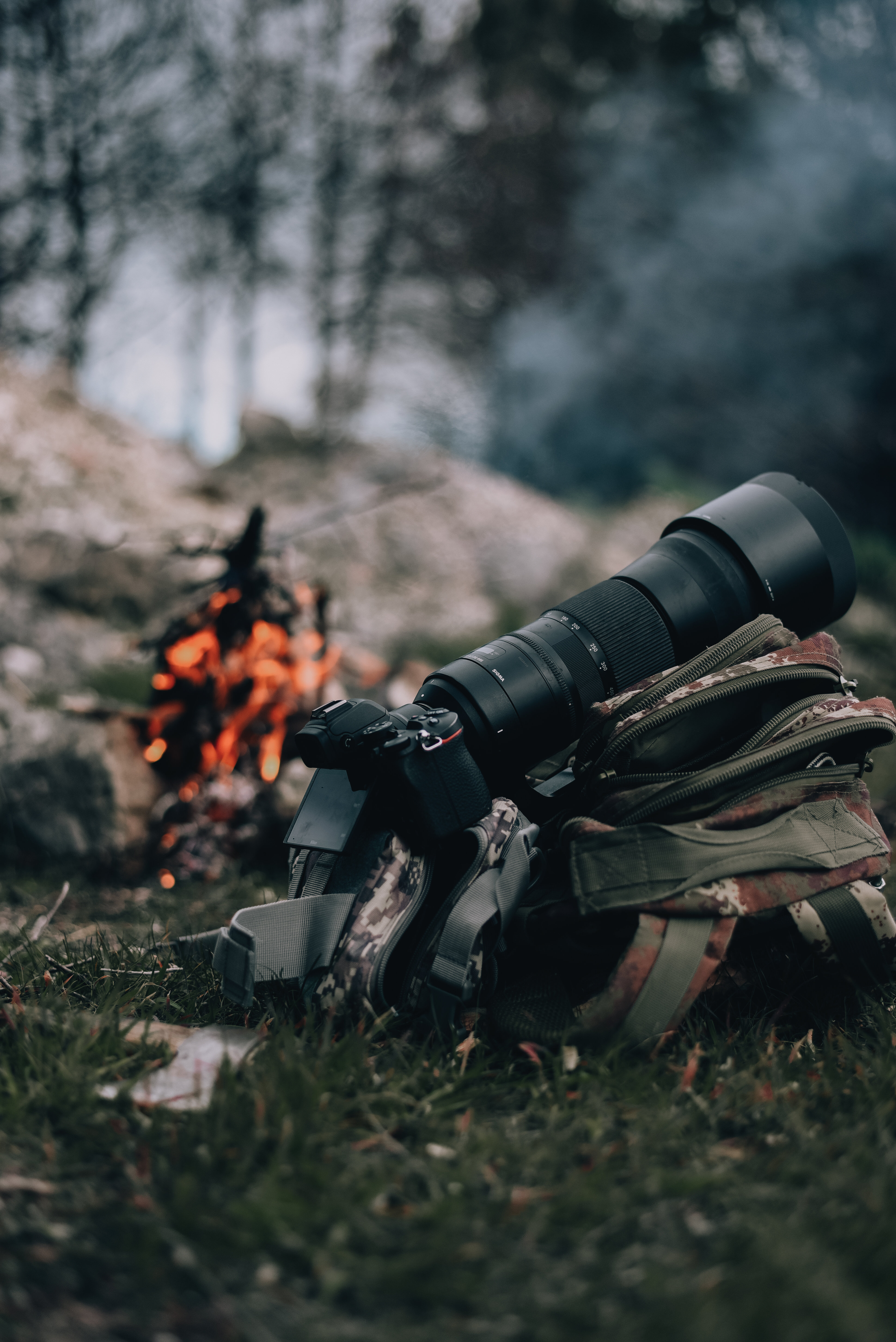 Momenti di vita di un fotografo della natura. Momenti di vita di un fotografo della natura.