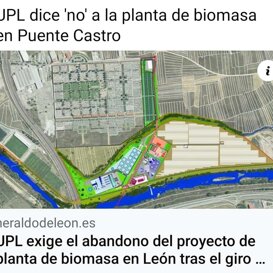 UPL DICE AHORA NO ALA PLANTA BIOMASA PUENTE CASTRO