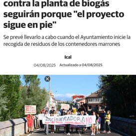 MOVILIZACIONES CONTRA BIOMASA PUENTE CASTRO SIGUEN
