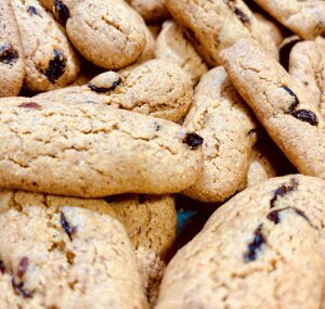 biscotti tipici veneti zaeti mais giallo e uvetta
