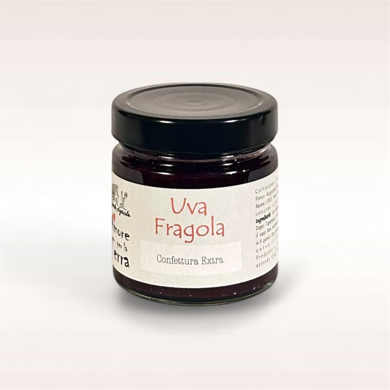 confettura extra uva fragola