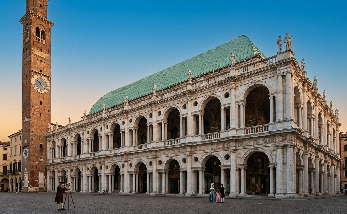 La citt&agrave; di Vicenza e le ville del Palladio in Veneto