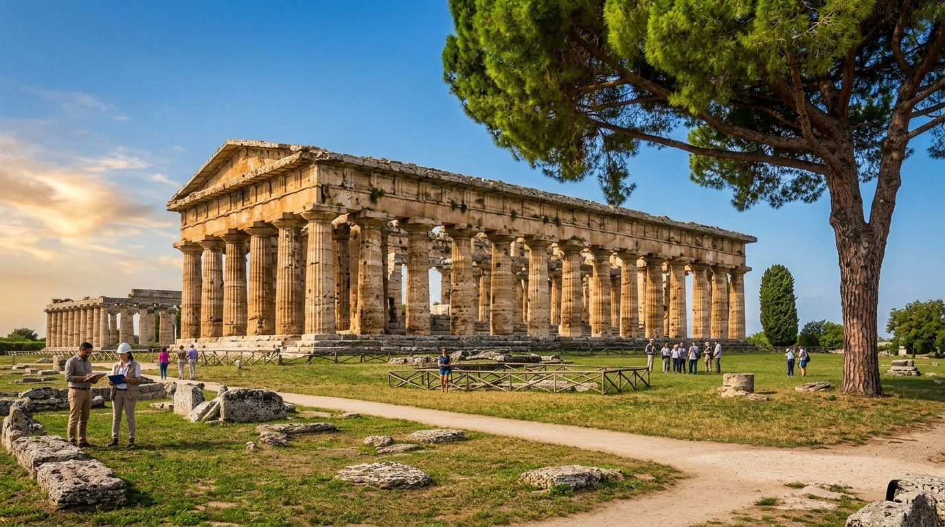 Parco Nazionale del Cilento e Vallo di Diano, con i siti archeologici di Paestum, Velia e la Certosa di Padula