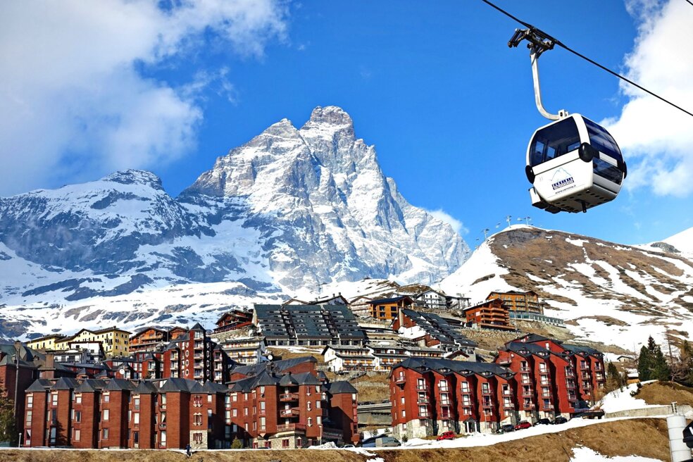 Breuil-Cervinia e il monte Cervino