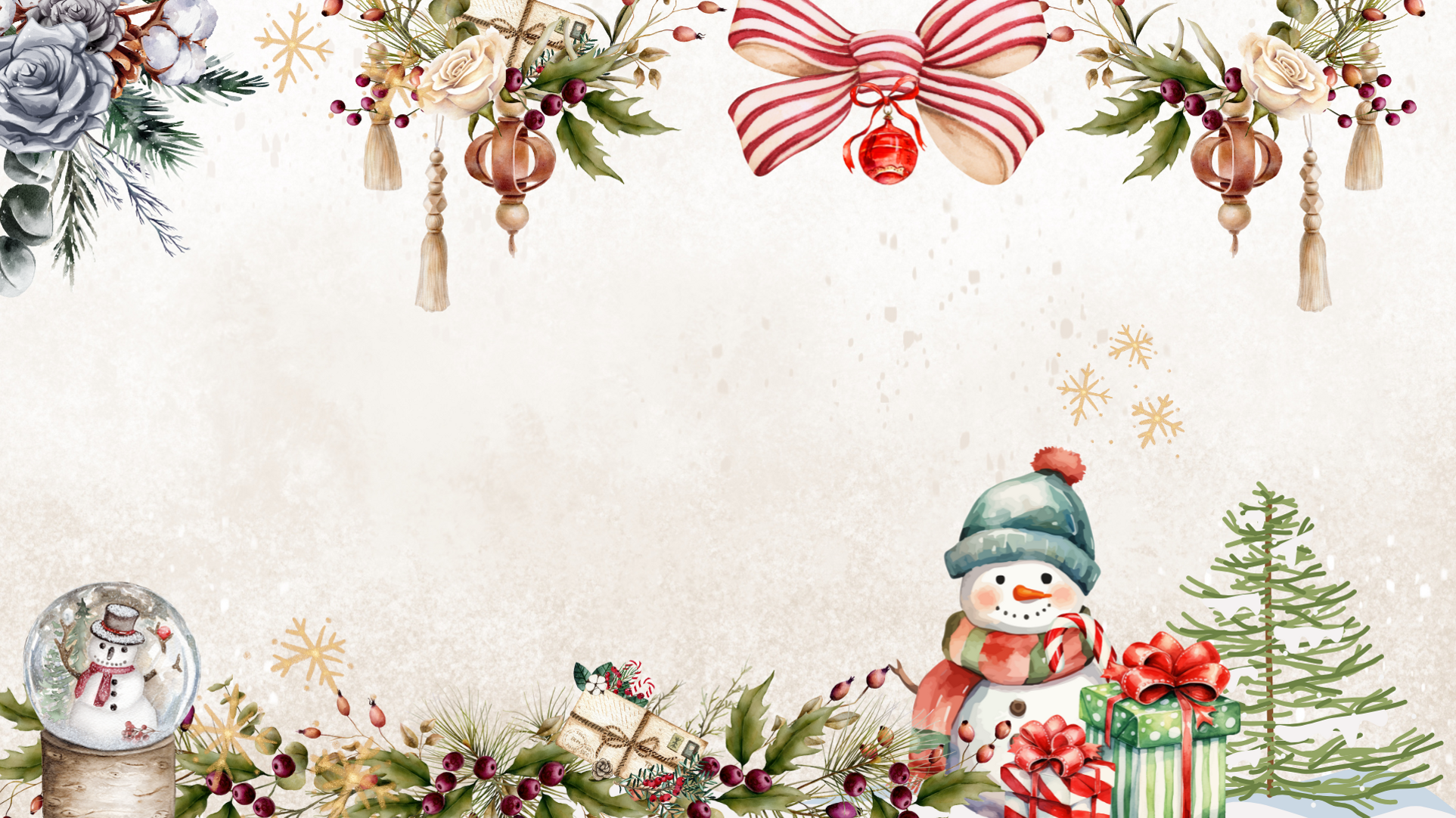 white and red illustrative christmas background instagram post (sfondo per desktop)
