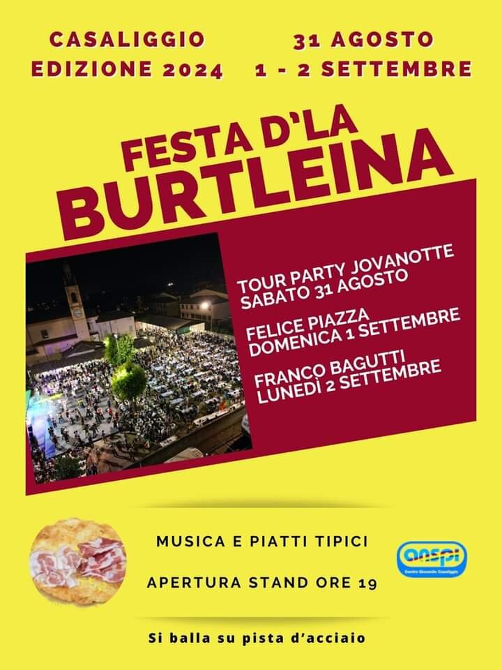 Festa dla Burtleina 2024 Festa dla Burtleina 2024