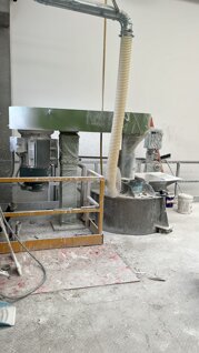Agitatore su soppalco