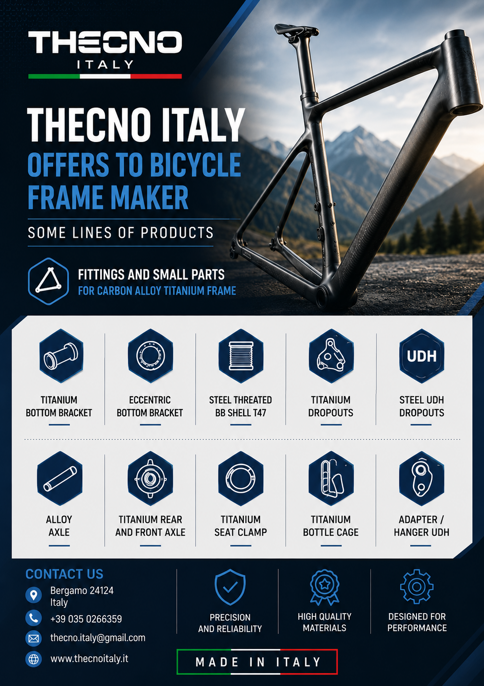 thecnoitaly prodotti bicicletta titanio 