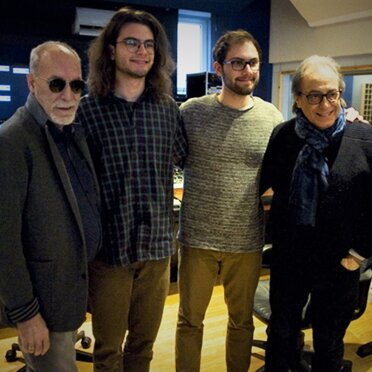 CON I F.LLI LA BIONDA (MICHELANGELO E CARMELO) Nel feb. '18 ai MacWave Studios (Brescia), durante la realizzazione di 