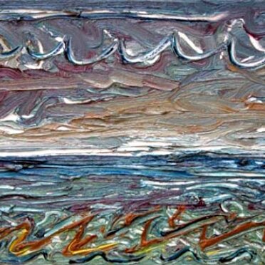 Bodensee 1988 Olio su tela cm 21x30