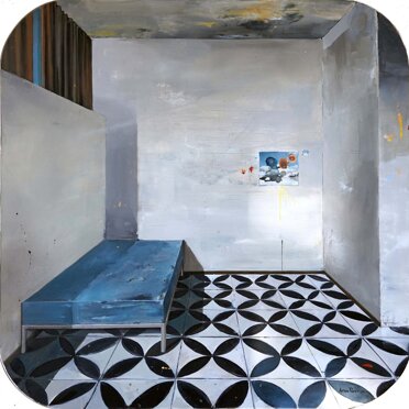 Golf 2010 Olio su tela cm 96x96