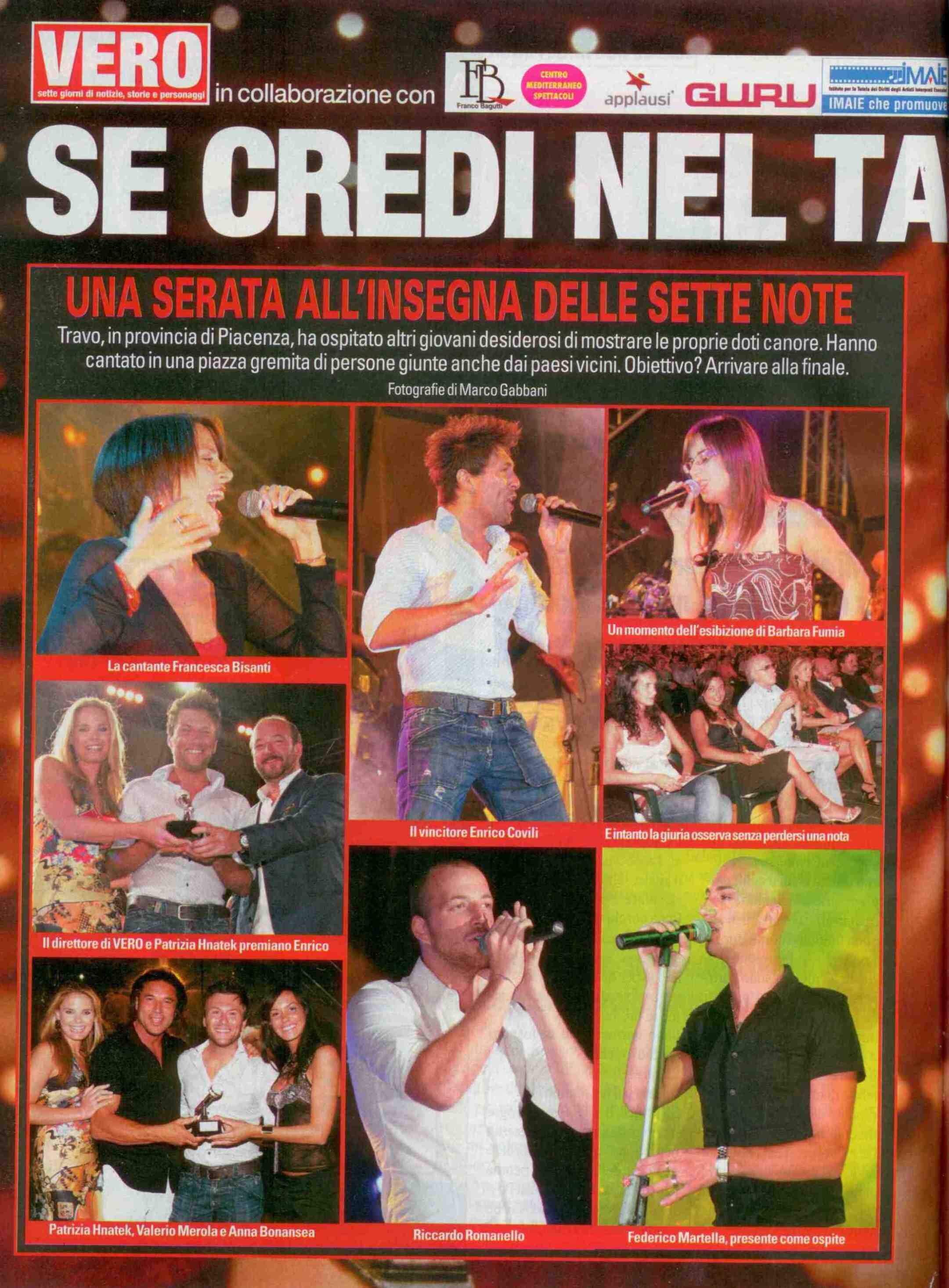 Una serata all’insegna delle sette note Una serata all’insegna delle sette note