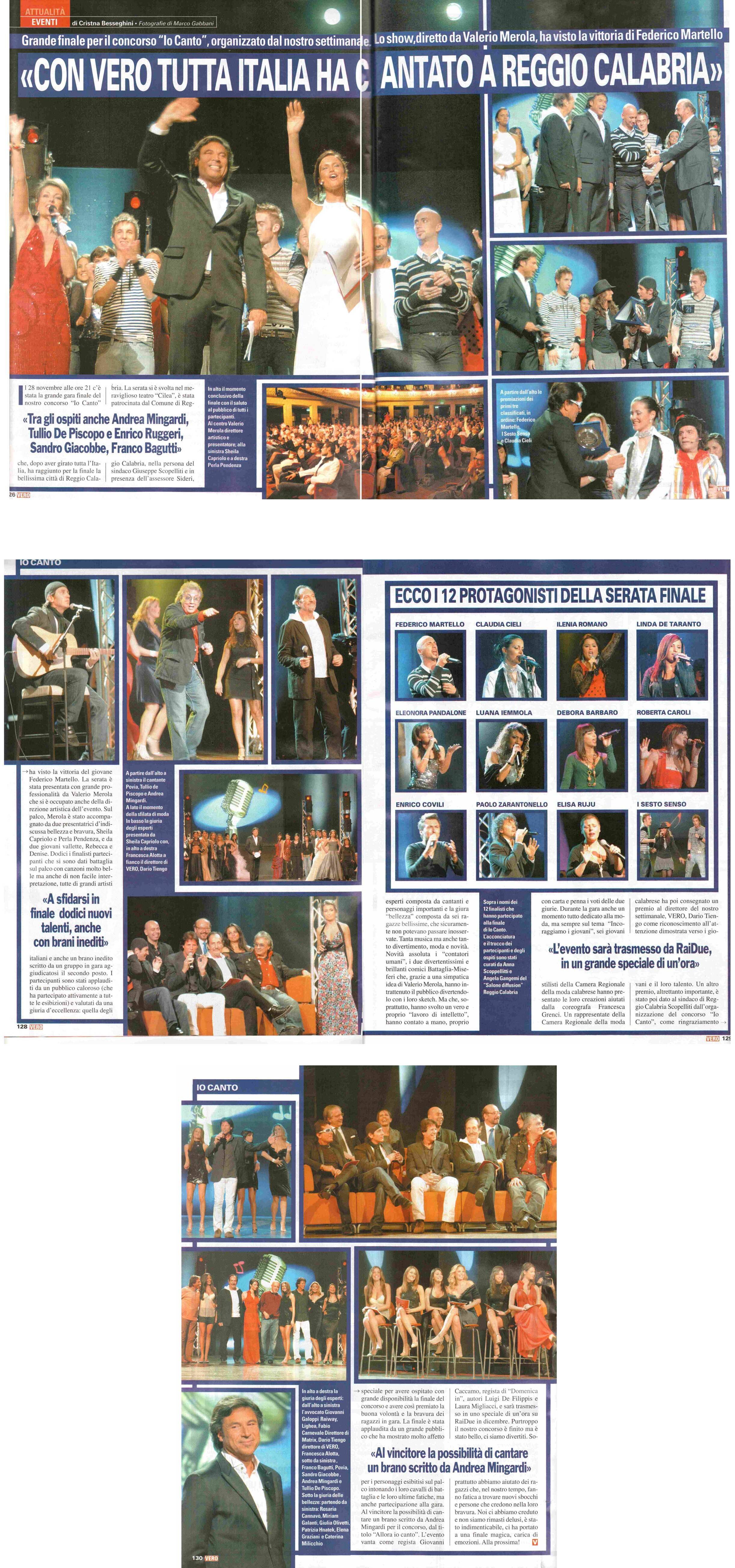 Con Vero tutta l&rsquo;Italia ha cantato a Reggio Calabria