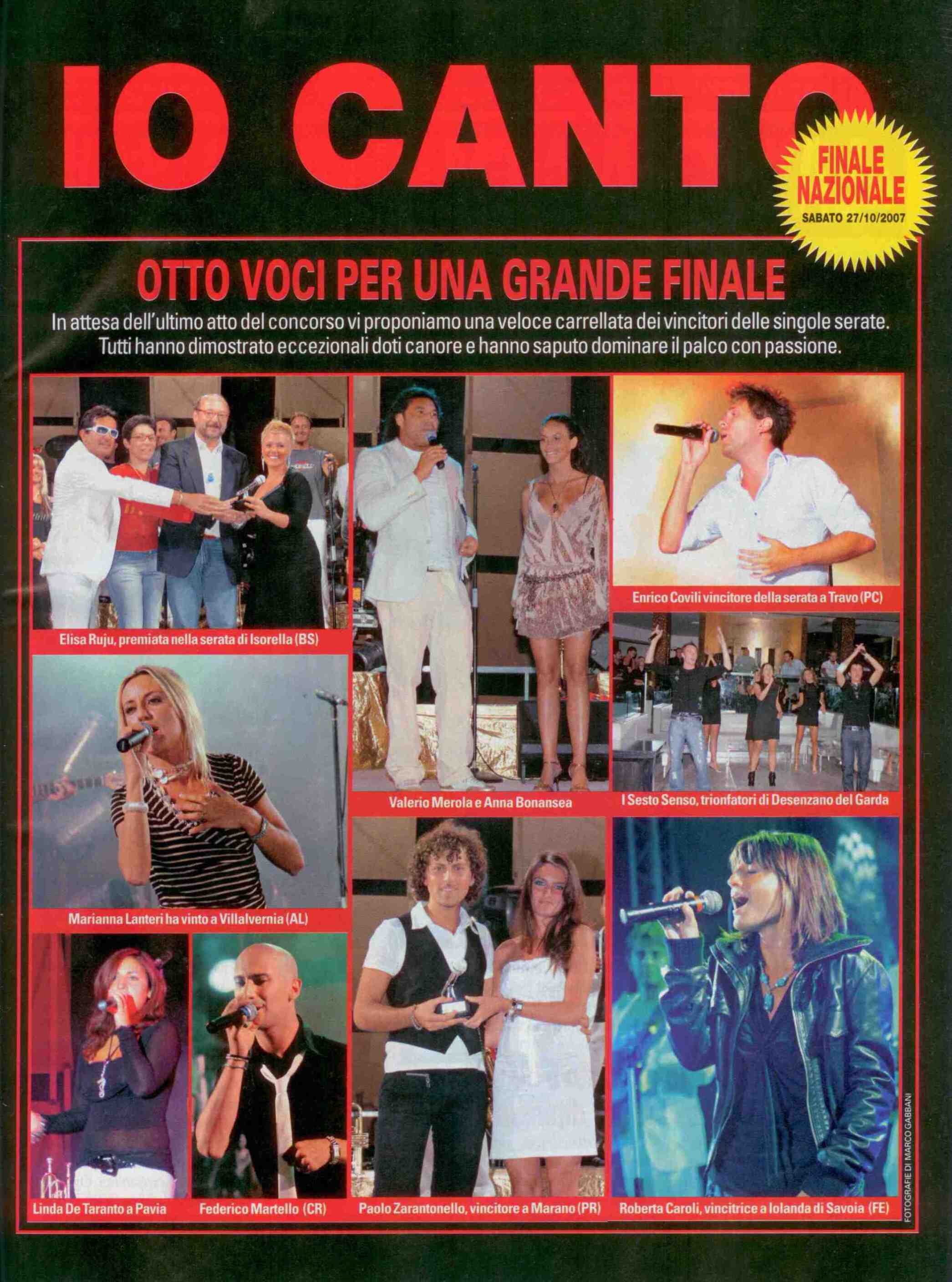 Otto voci per una grande finale Otto voci per una grande finale