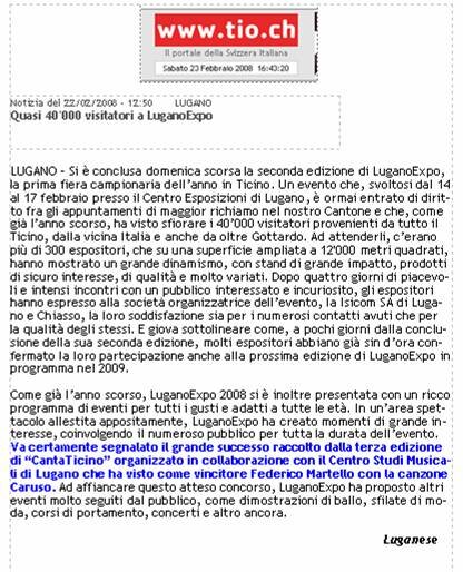 Quasi 40000 visitatori a Lugano Expo