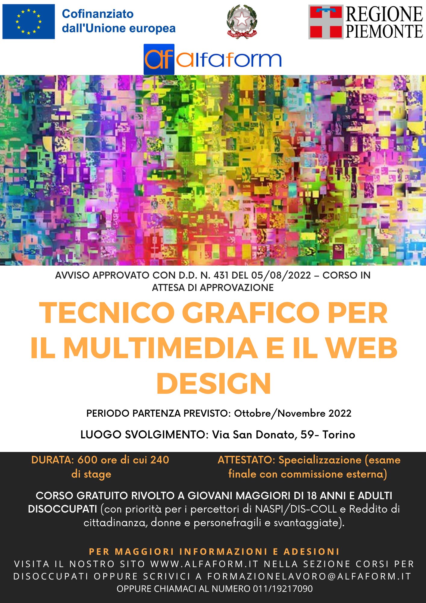 Corsi gratuiti per disoccupat*
