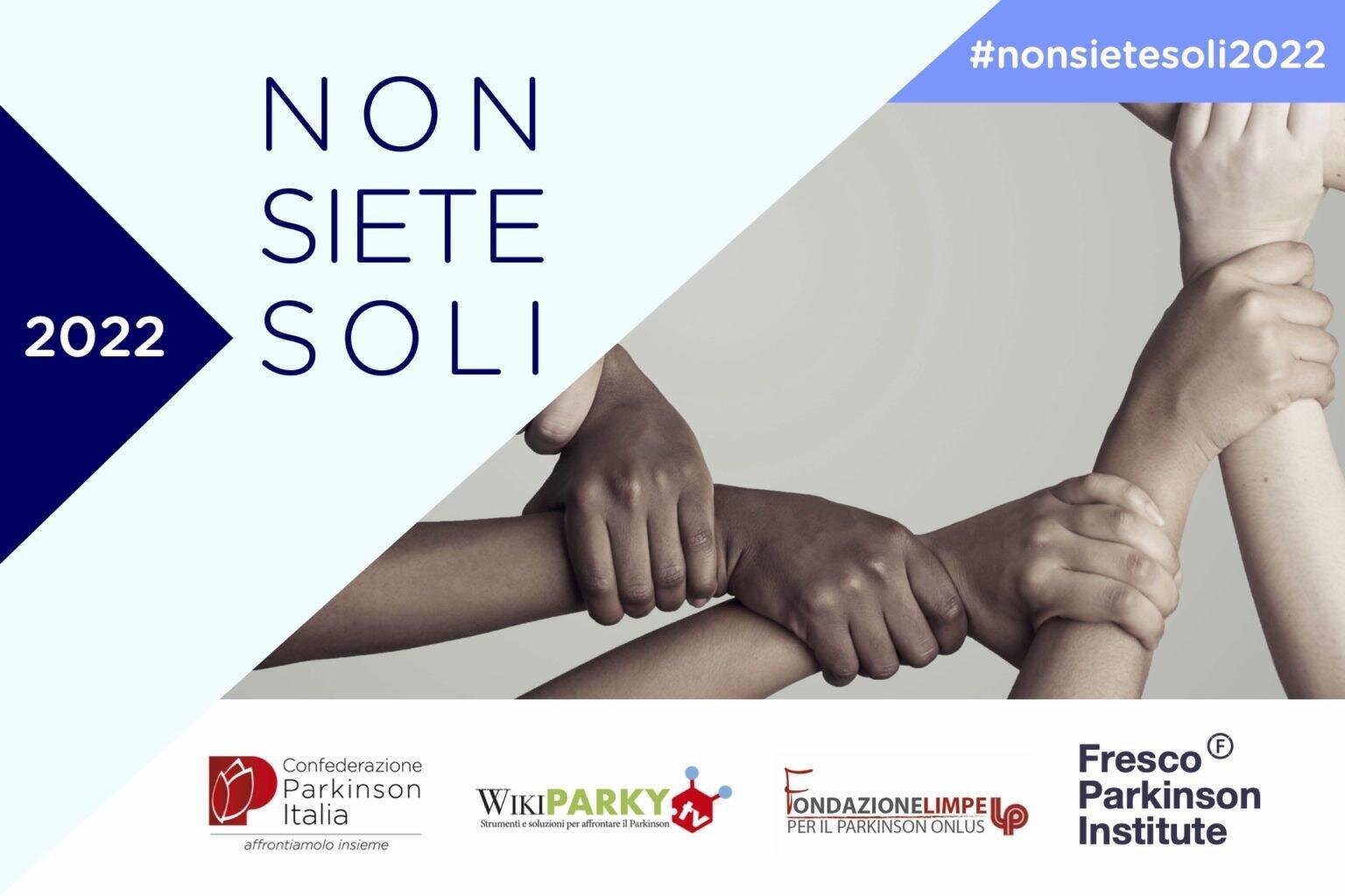 NON SIETE SOLI – i webinar per le persone con Parkinson e per i loro caregiver