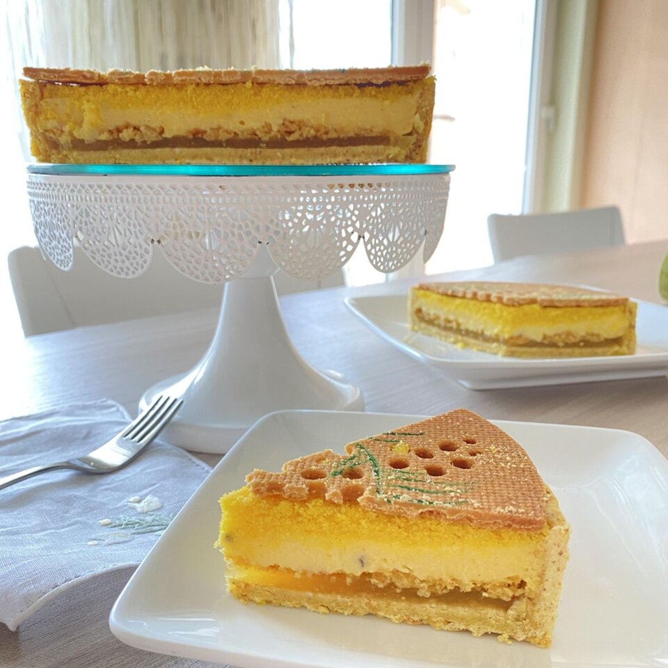 crema limone e gelee all'ananas crema limone e gelee all'ananas