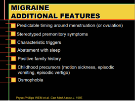 migraineadditionlfeatures