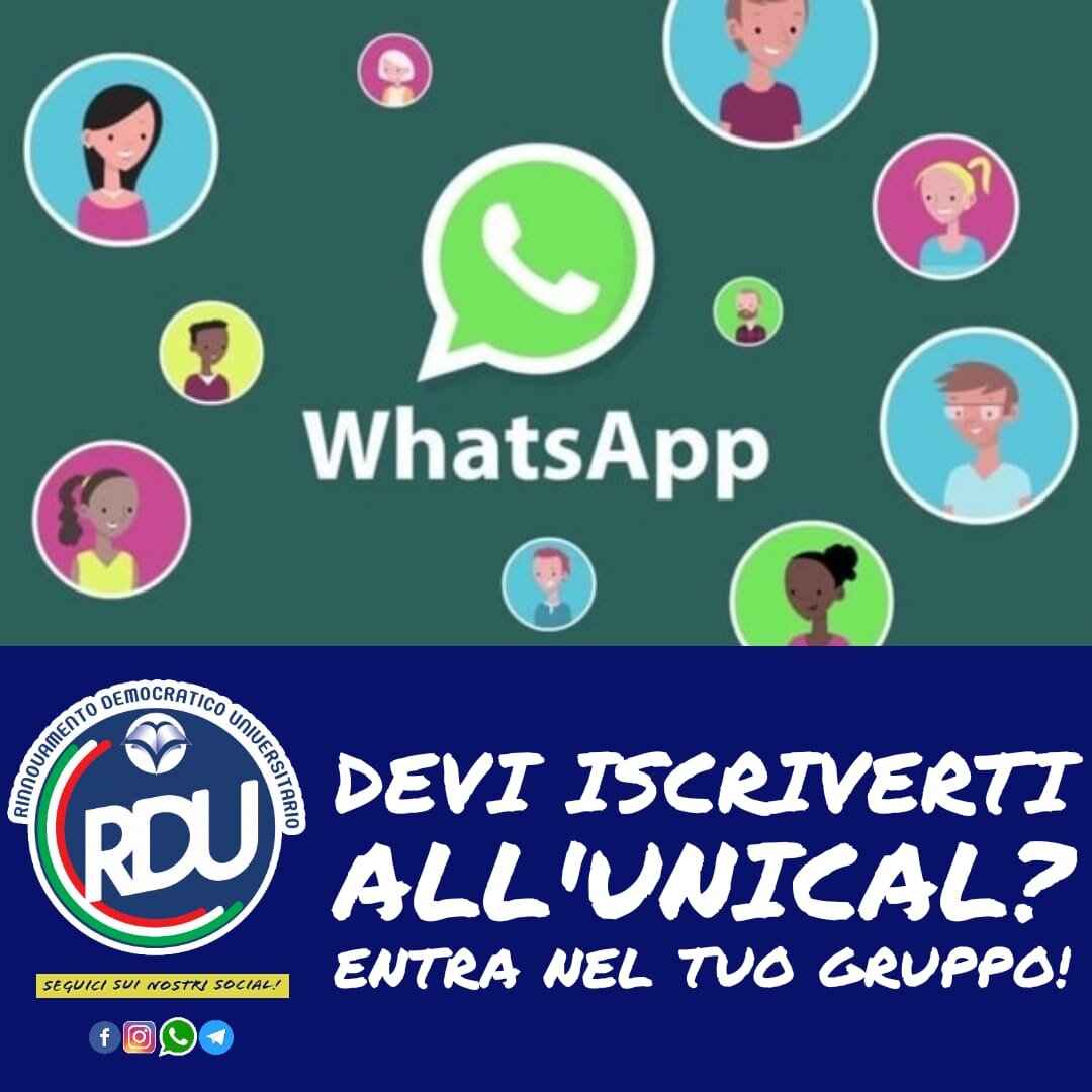 DEVI ISCRIVERTI ALL'UNICAL? TUTTE LE INFORMAZIONI A PORTATA DI TAP