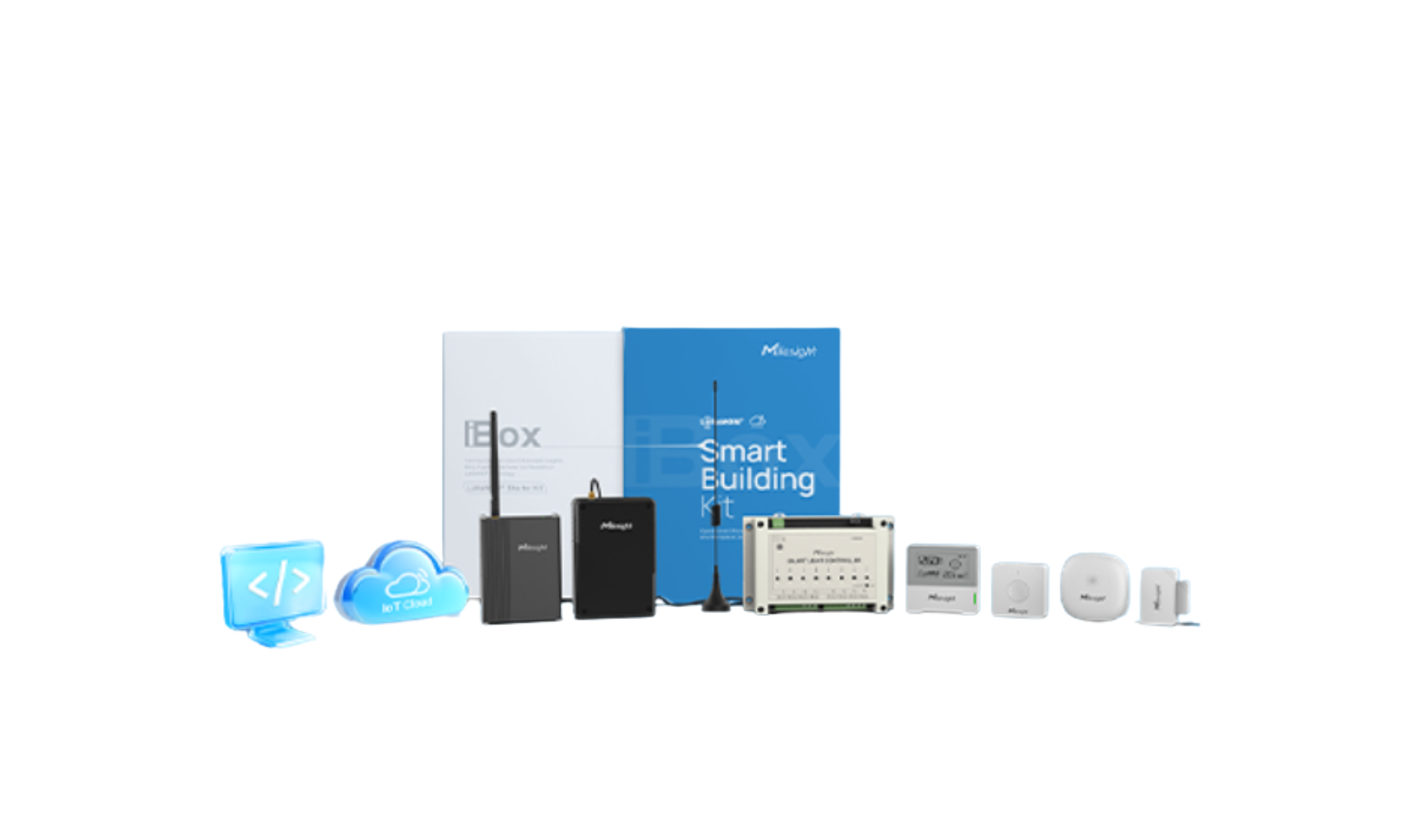 Kit IoT LoRaWAN per monitoraggio magazzino - sensori wireless temperatura umidità e allagamento per PMI