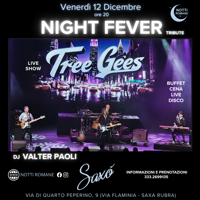 The Tree Gees Live Experience + DJ Valter Paoli al Saxò
