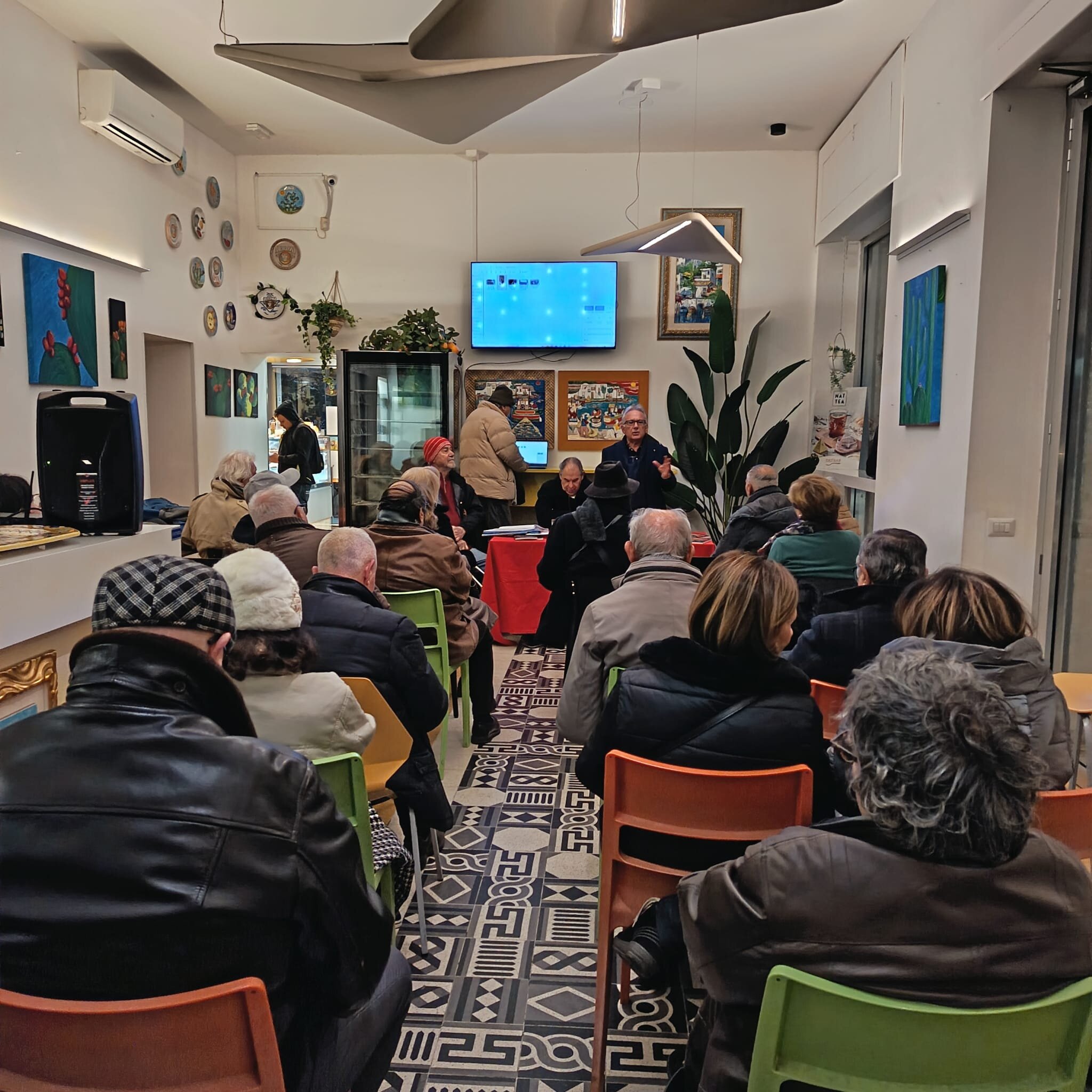 Presentazione del libro Monte Inferno al Bar Tur&igrave; Rizzo